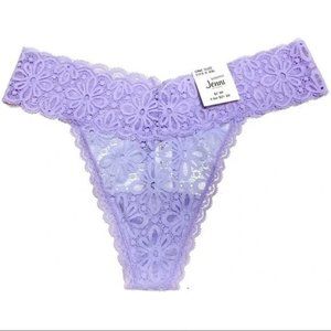 Jenni One Size Lace Thong~Lavender Sachet